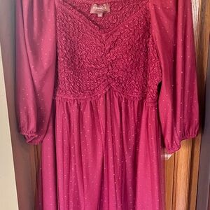 Raspberry JessaKae Love Spell Dress.